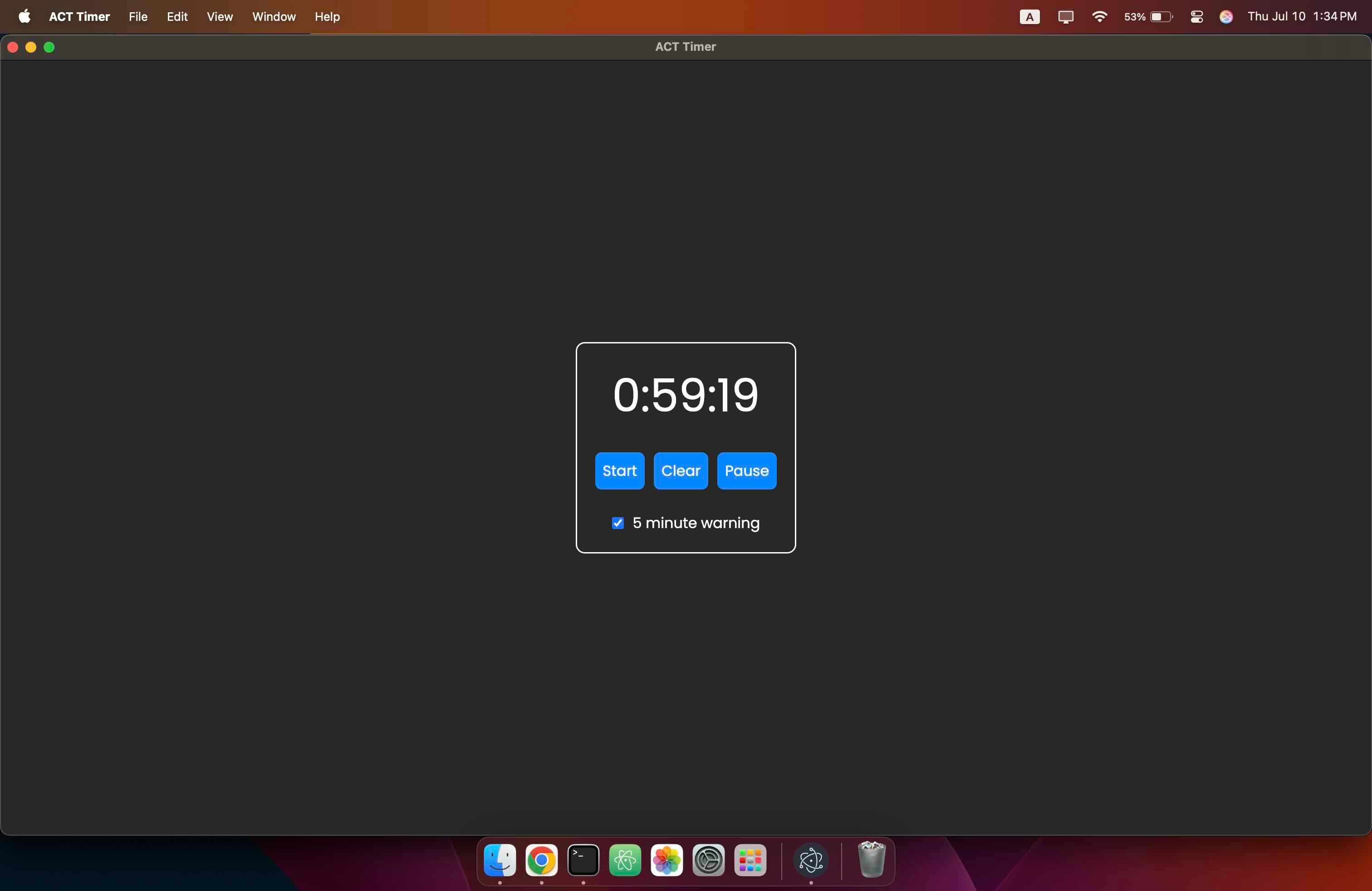 ACT Timer Project